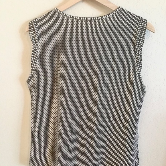 Loft black and white linen tee - Picture 5 of 8